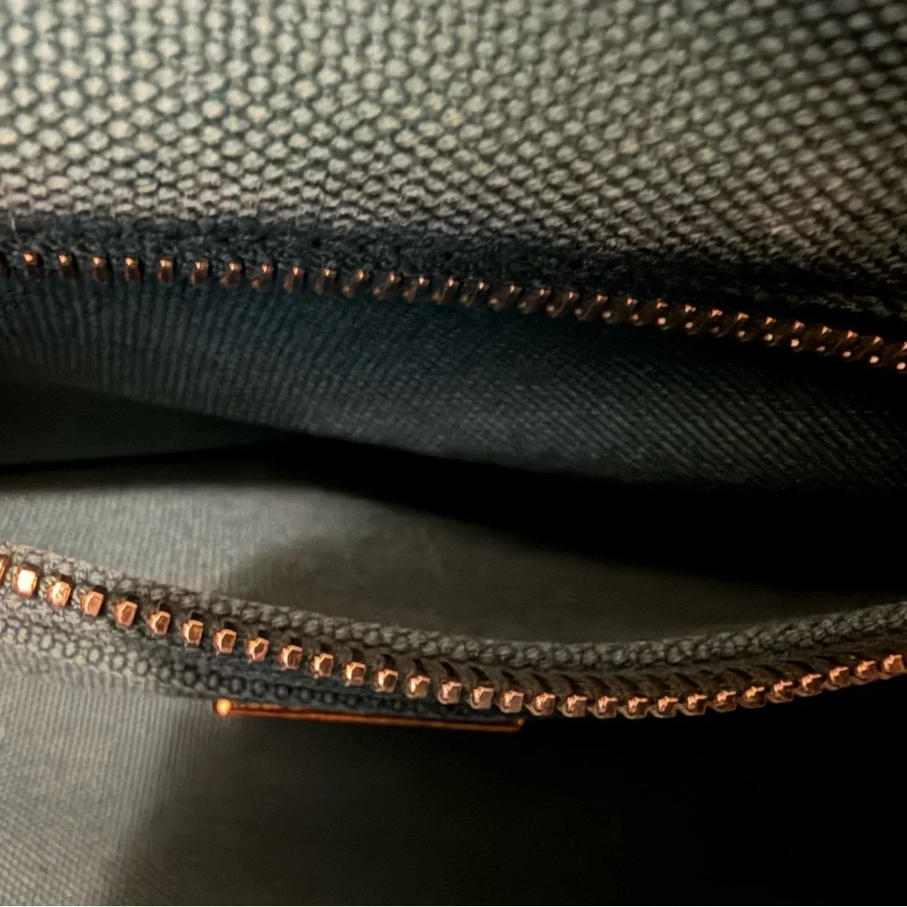 Prada Milano Teal & Forest Green Canapa Tote Bag - Picture 10 of 16